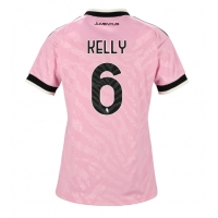Dres Juventus Lloyd Kelly #6 Preč pre Ženy 2026-27 Krátky Rukáv